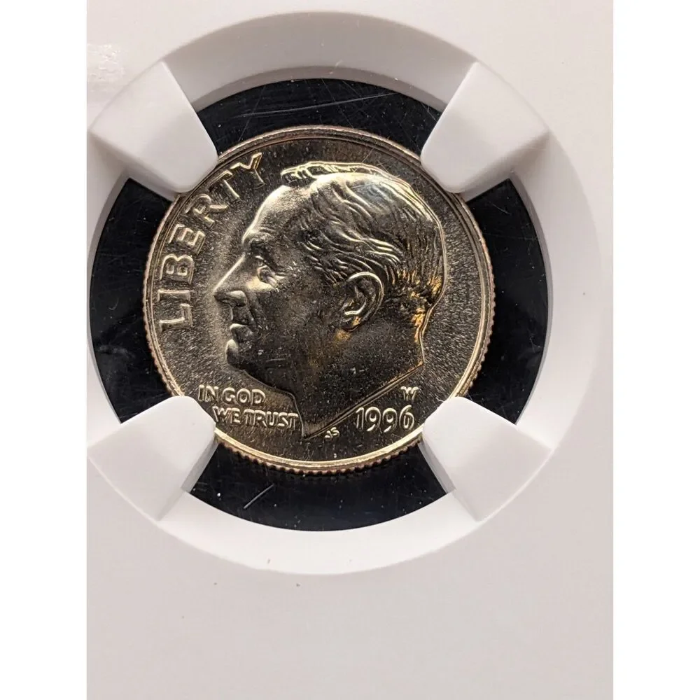 1996 U.S. Mint Set + NGC MS65 FT 1996‑W Dime w/ Envelope & COA – Key Date - Picture 5 of 7